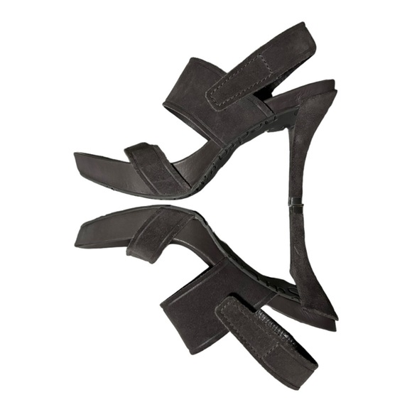 Pedro Garcia Yamini Sandal Gray Size 35.5 / Ladies Size 5.5 Asymmetrical Midi - Picture 5 of 9